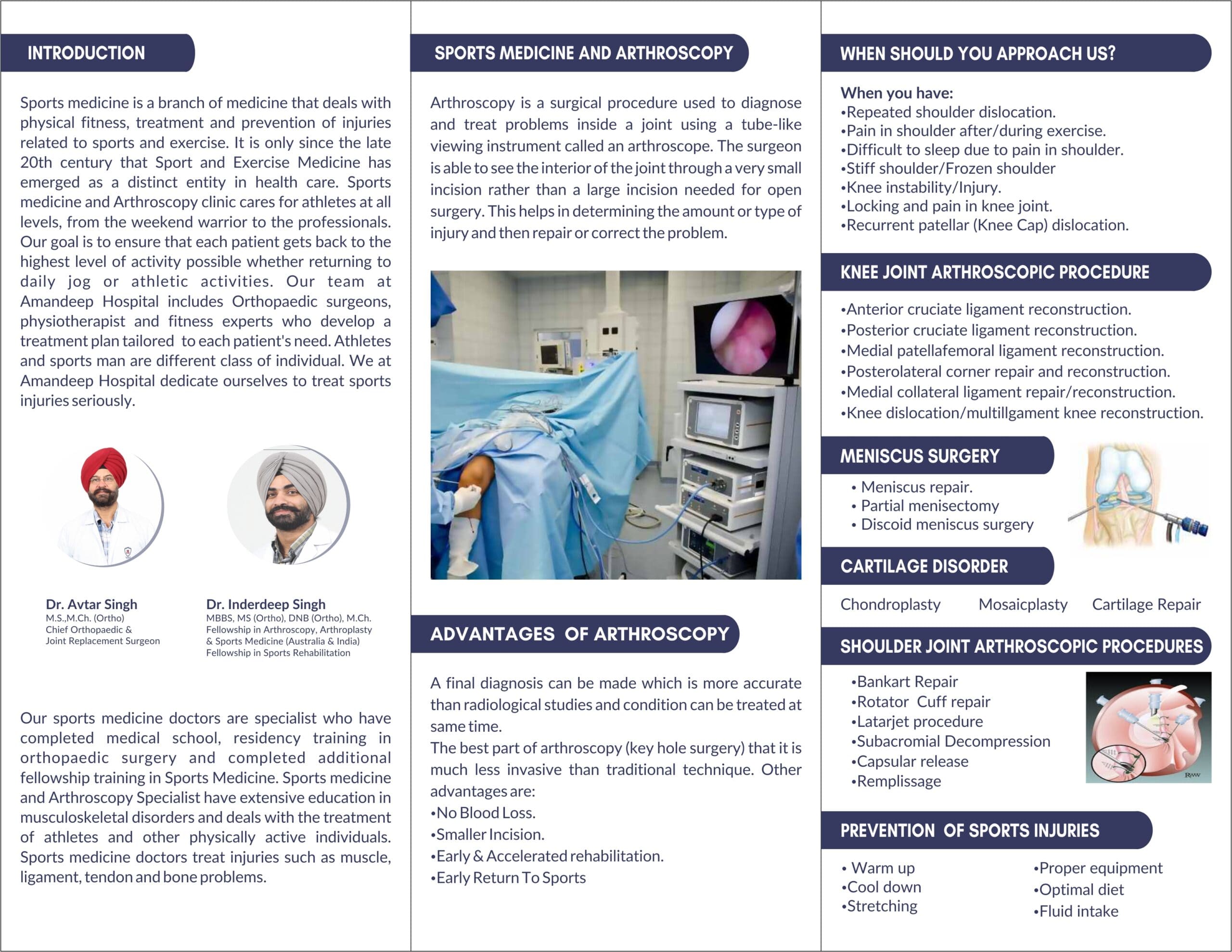 Arthoscopy-brochures