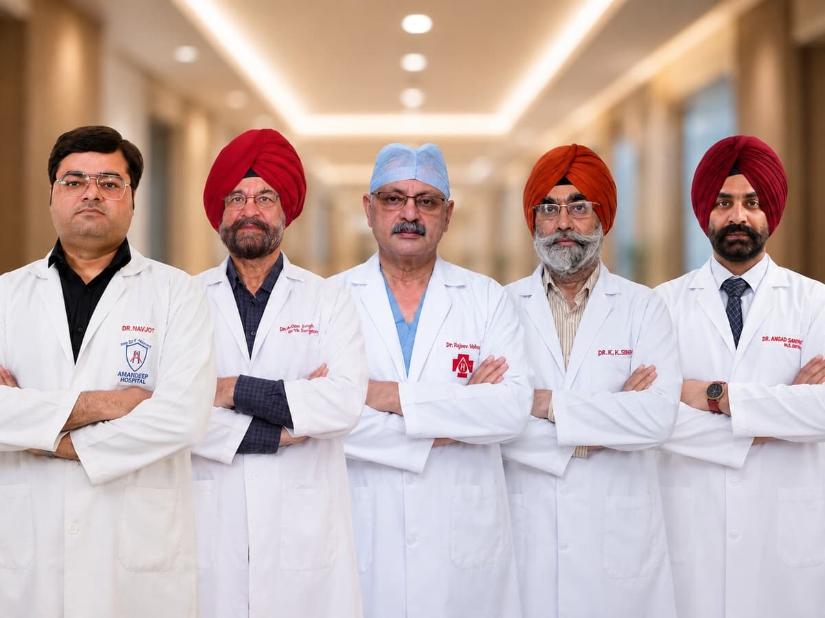 Expert specialists at Amandeep Hospitals