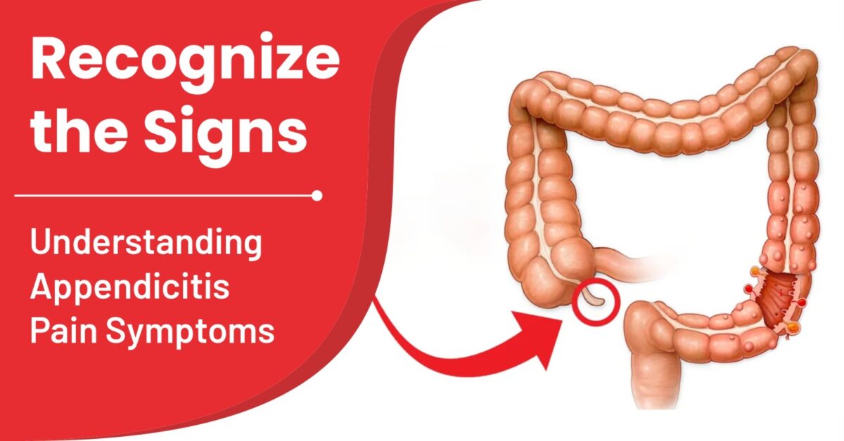 Recognized the sign of appendix